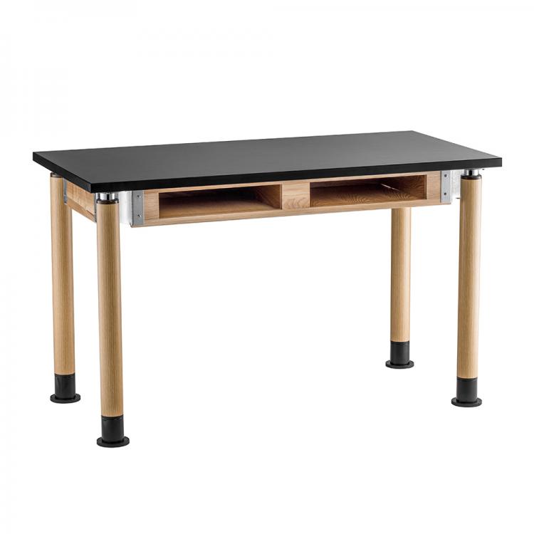 Signature Series Lab Table with Book Box | Integrity Furniture